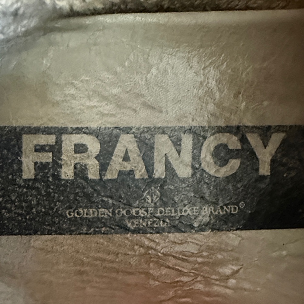 Golden Goose Green High-Top Sneakers with Silver Star Pre-Loved Condition - Picture 11 of 14